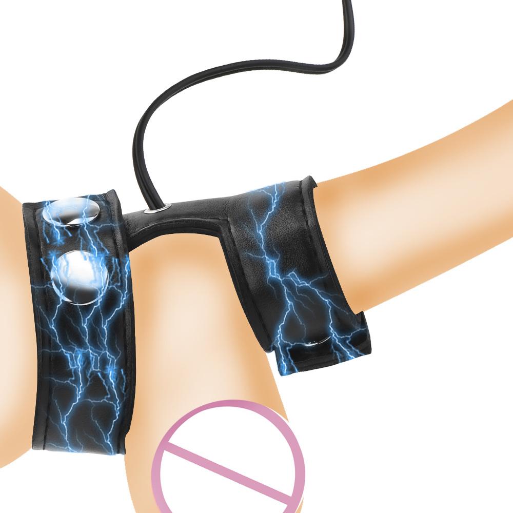 Strongest  Power Box,Electro Shock Pulse Anal Butt Plug Masturbator Electric Stimulate Penis Plug Cock Ring,Sex Tool For Men