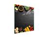GLASS CUTTING BOARD 45x52 Vegetables