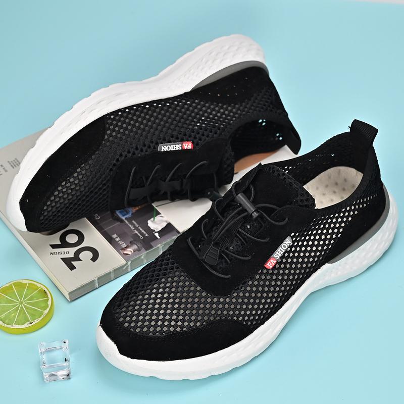 

Fashion Breathable Beach Flats Hollow Out Men s Summer Sandals Outdoor Casual Mesh Shoes Men s Comfortable Loafers Man Hiking Sandals 47