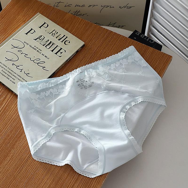 

Модальные дышащие трусики с полым кружевом, со средней посадкой, чистый соблазн, женские трусики-треугольники One size