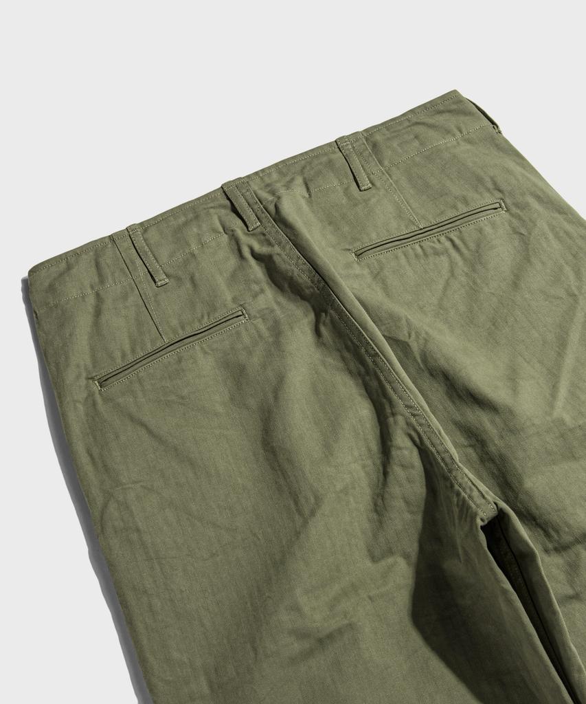 Beulonseun Us Army M-41 Hbt Fatigue Trousers Olive