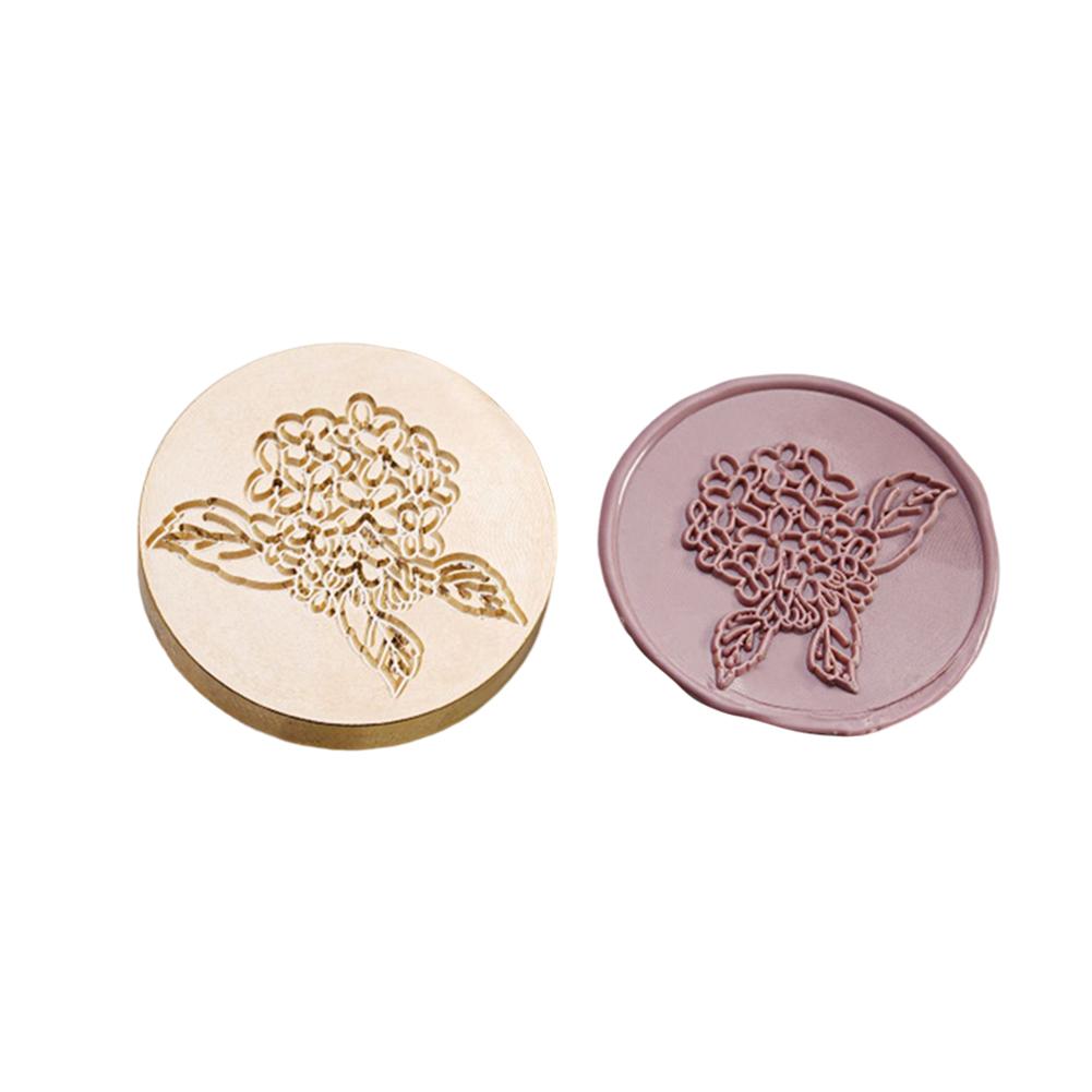 Gold-plated Brass Head Retro DIY Envelope Wax Seal Stamp Head Sealing Wax Scrapbooking Stamps Wedding Decorative Invitation