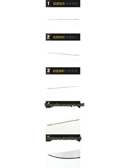 Stainless Steel Anti-Scratch Tailgate Trim for Mustang T70