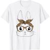 Easter Shirts For Kids Easter T Shirts Women Bunny Sunglass T-Shirt
