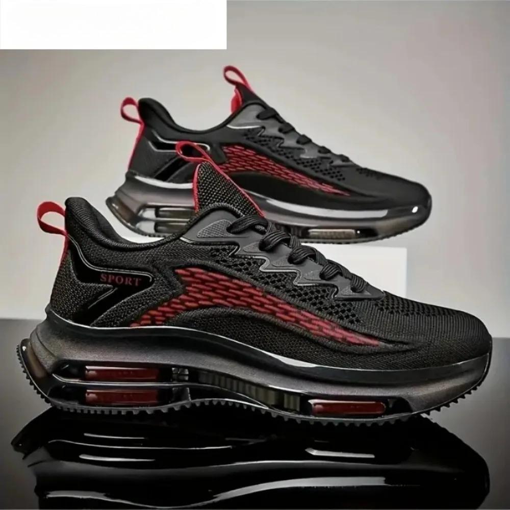 High Quality Sneakers Male Trend Red Platform Basketball Shoes Men Casual White Sport Walking Sneakers Men's Trainer 2025