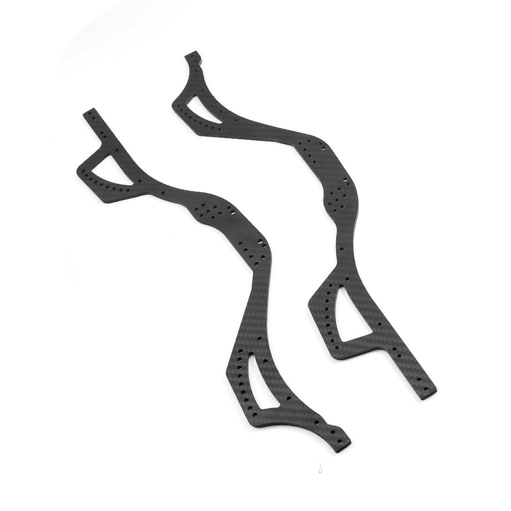 Kit de Chassi de Fibra de Carbono Levigo RC Trilhos e Vigas para Axial SCX10 PRO Crawler RC Peças de Atualização 1/10
