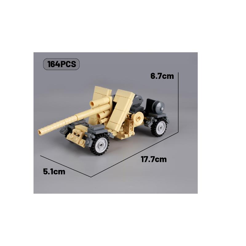 MOC Military Building Block Set Weapons War Army Accessories Soviet Army Characters Cannon Carts Launchers Tents Block Bricks Gift Presents Toy
