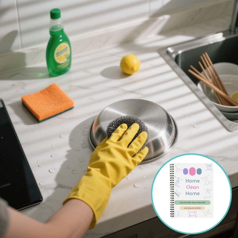 DIY Hausputzplan Coil Familienputzaufgaben ADHD Putzplaner für Erwachsene und Jugendliche