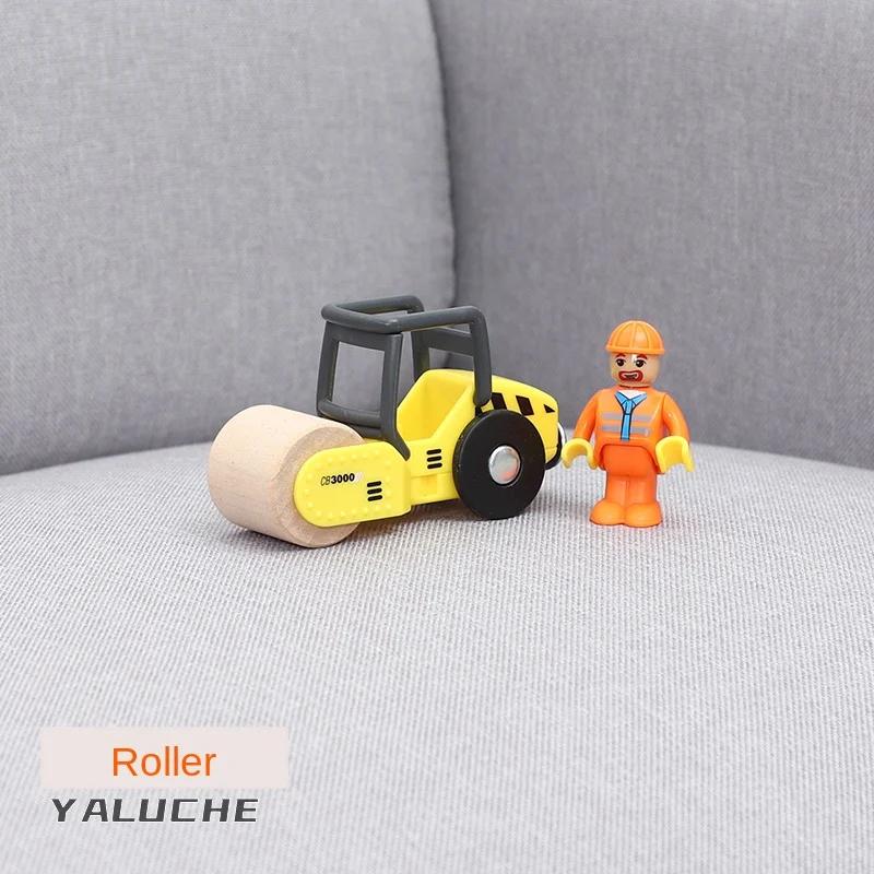Variety of Optional Rail Car Utility Vehicles Aircraft Compatible with All s Wooden Tracks Trains Children Car Toy Lovely Gifts