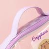 Cartoon Capibala Pencil Bag Large Capacity Pencil Case Aesthetic Pen Case Makeup Bag Clear Pen Bag Pencil Organisers