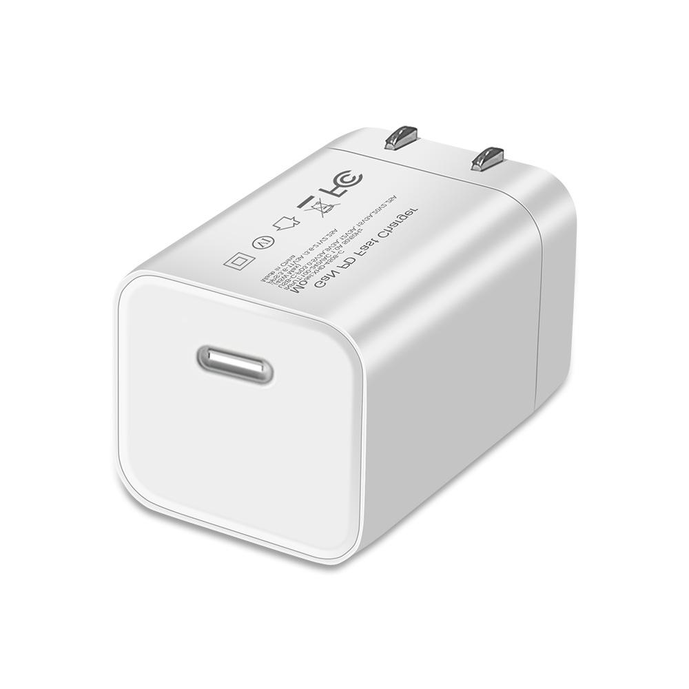 Încărcător pliabil GaN 45W pentru iPhone 15, încărcător Apple, cap de încărcare rapidă cu un singur cablu C, 45W