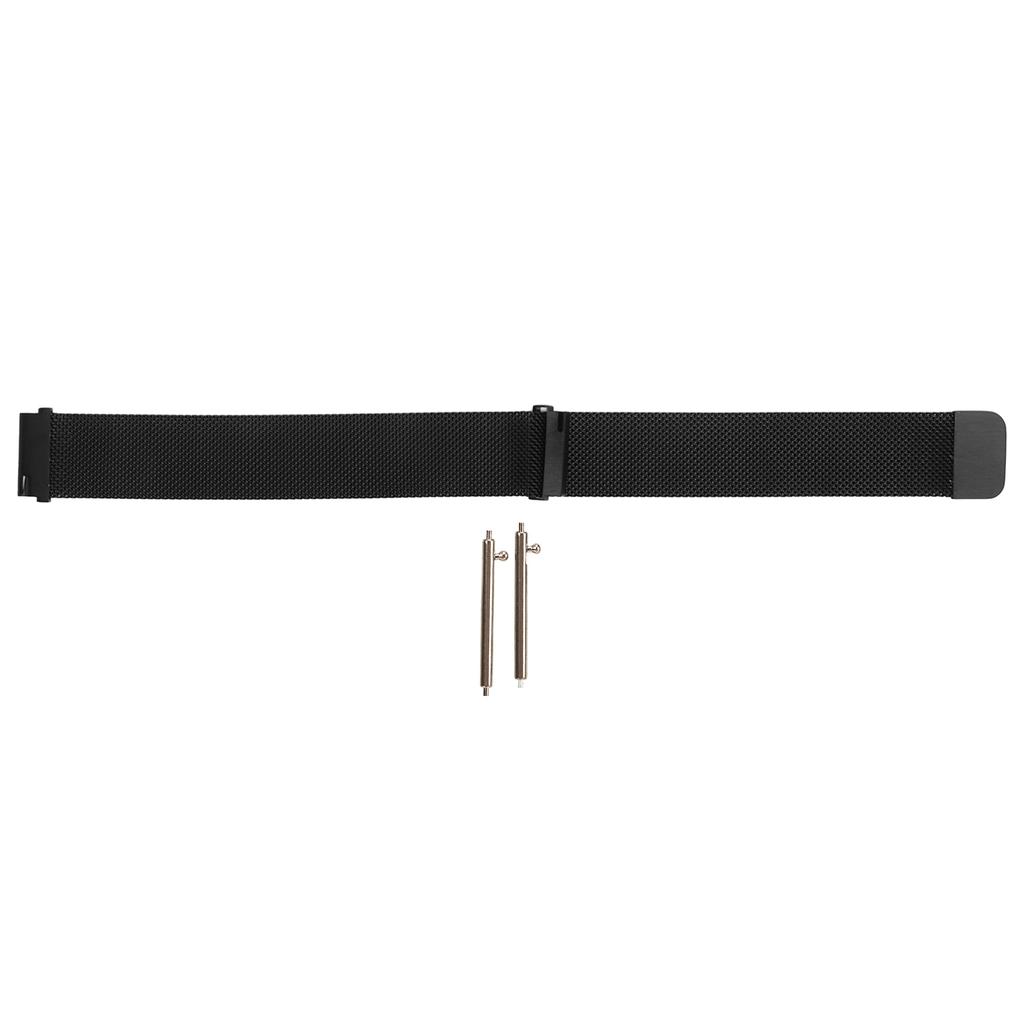 Magnetic Watchband Stainless Steel Quick Release Skin Friendly Breathable Watch Strap for Huawei GT2 Black