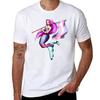 Trans flag mermaid TShirt Basic Solid Tee for Daily Use