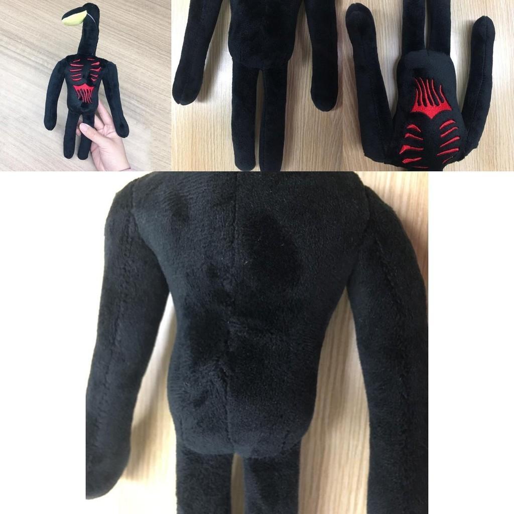 Spooky Siren Head Black Street Lamp Plush Doll For Kids And Adults 30cm