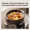 For Stewpot with 4L Capacity High Temperature Resistance and Ceramic Inner Pot for Soup Multifunctional Cooker