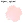 Pink Birthday Party Supplies: Disposable Plates, Cups, Napkins & Tablecloth