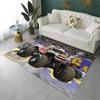 Cartoon Monster Truck Monster Jam Non-Slip Area Rug for Living Room,Bedroom,Playroom,Carpet Floor Mat Home Decor Rug Kids Room