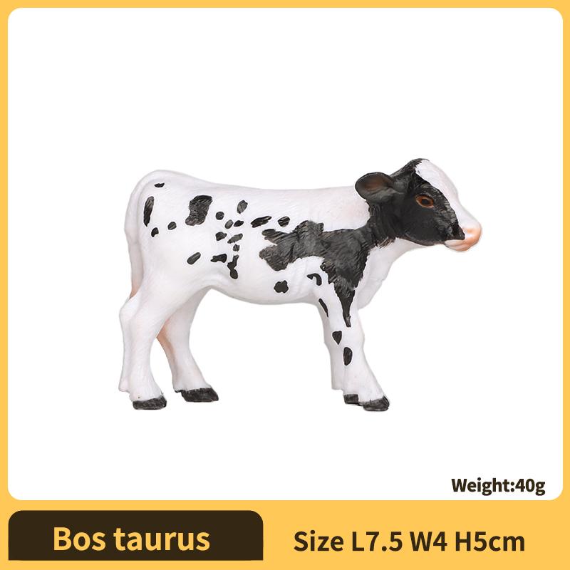 

Realistic Cow Toy designed for Children - Lifelike Simulation Bull Model Instructive Farm Animal Figure Secure and Long-Lasting Plastic Educational