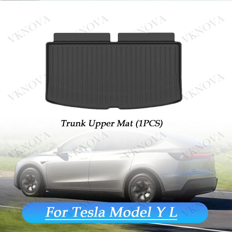 For Tesla Model Y L 2026 Rear Seat Backrest Protective Pad Trunk Mat Anti-Kick Pad Car Interior Accessories Model YL Cargo Liner