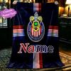 1pc Digital Print Nap Blanket, Club Deportivo Guadalajara (9) Blanket for Home Use, All Season Warmth, Christmas and Valentine's Day Gift Blanket