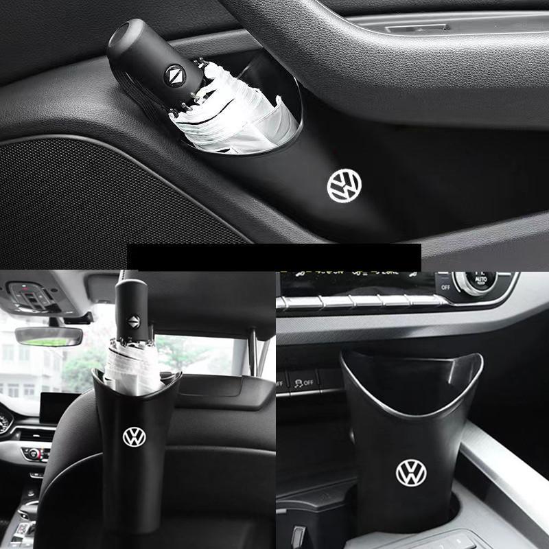 efg1 Multi-Functional Portable Car Umbrella Storage Bucket Tools For VW Golf 6 7 Passat Jetta Touareg Bora Beetle Sticker YSSNT