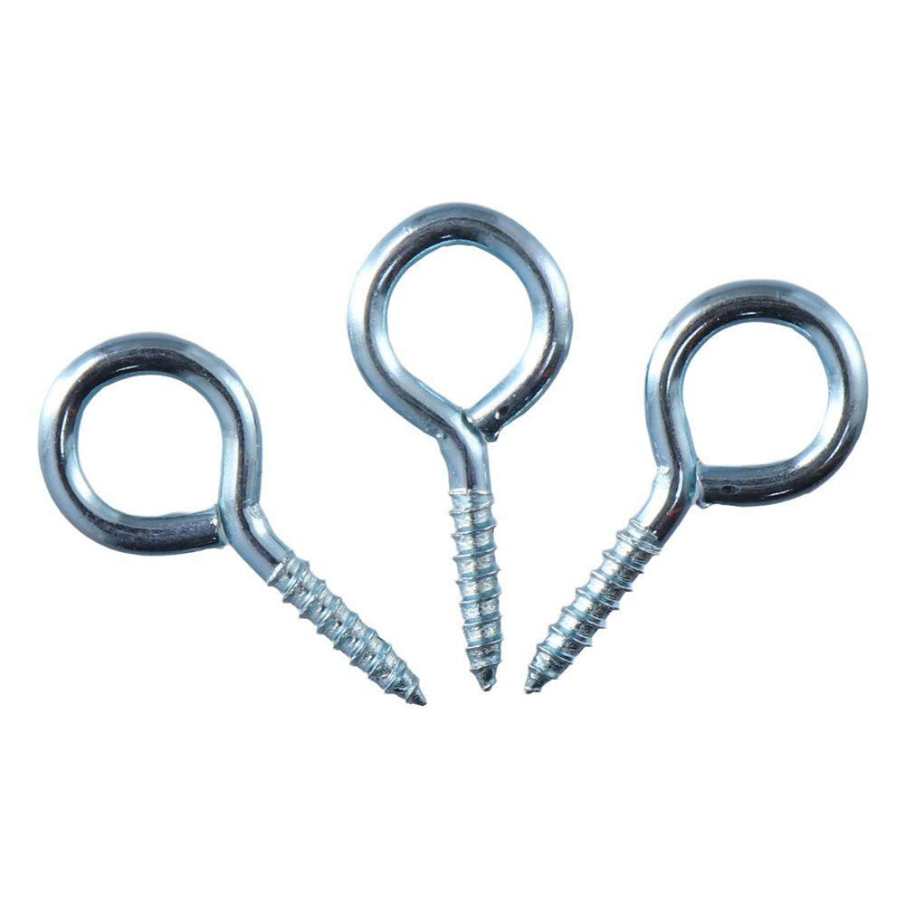 1.38" Stainless Steel Eye Screws for Wood, 30 Pcs Screw Eye Hooks Eye Bolt Hooks, Eye Screw