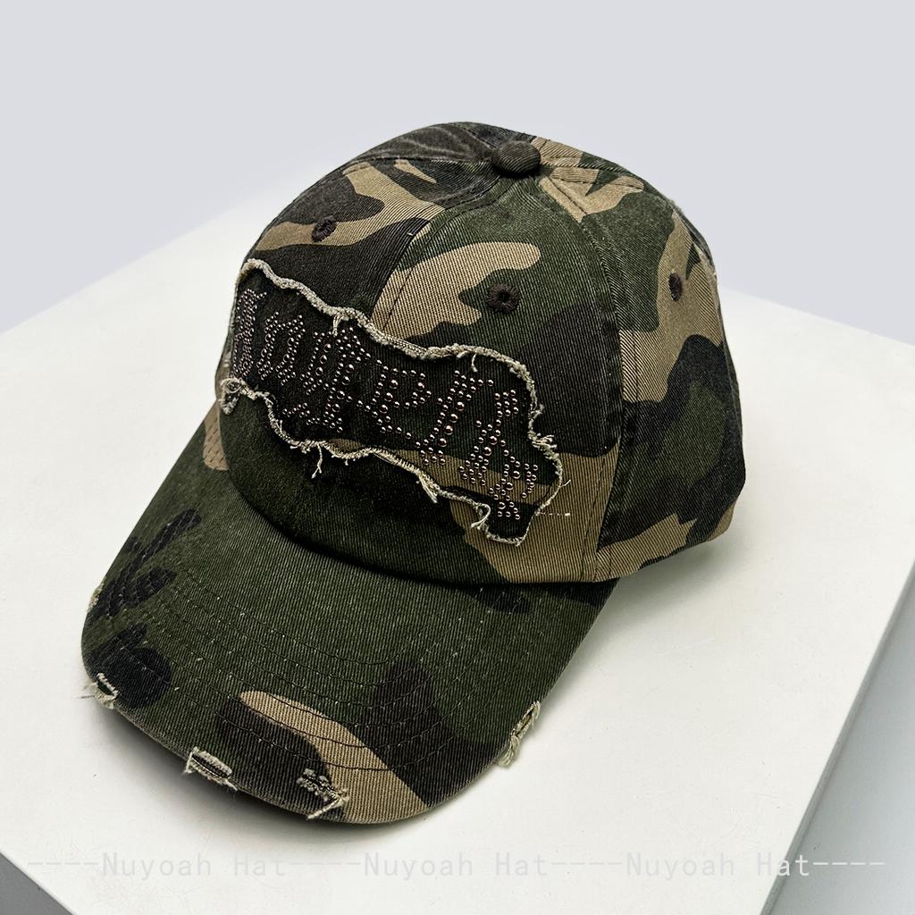 New Men Women Camouflage Patched Hot-dipped Letters Baseball Hats Sunshade Leopard Print Versatile Personal Peaked Caps Fashion