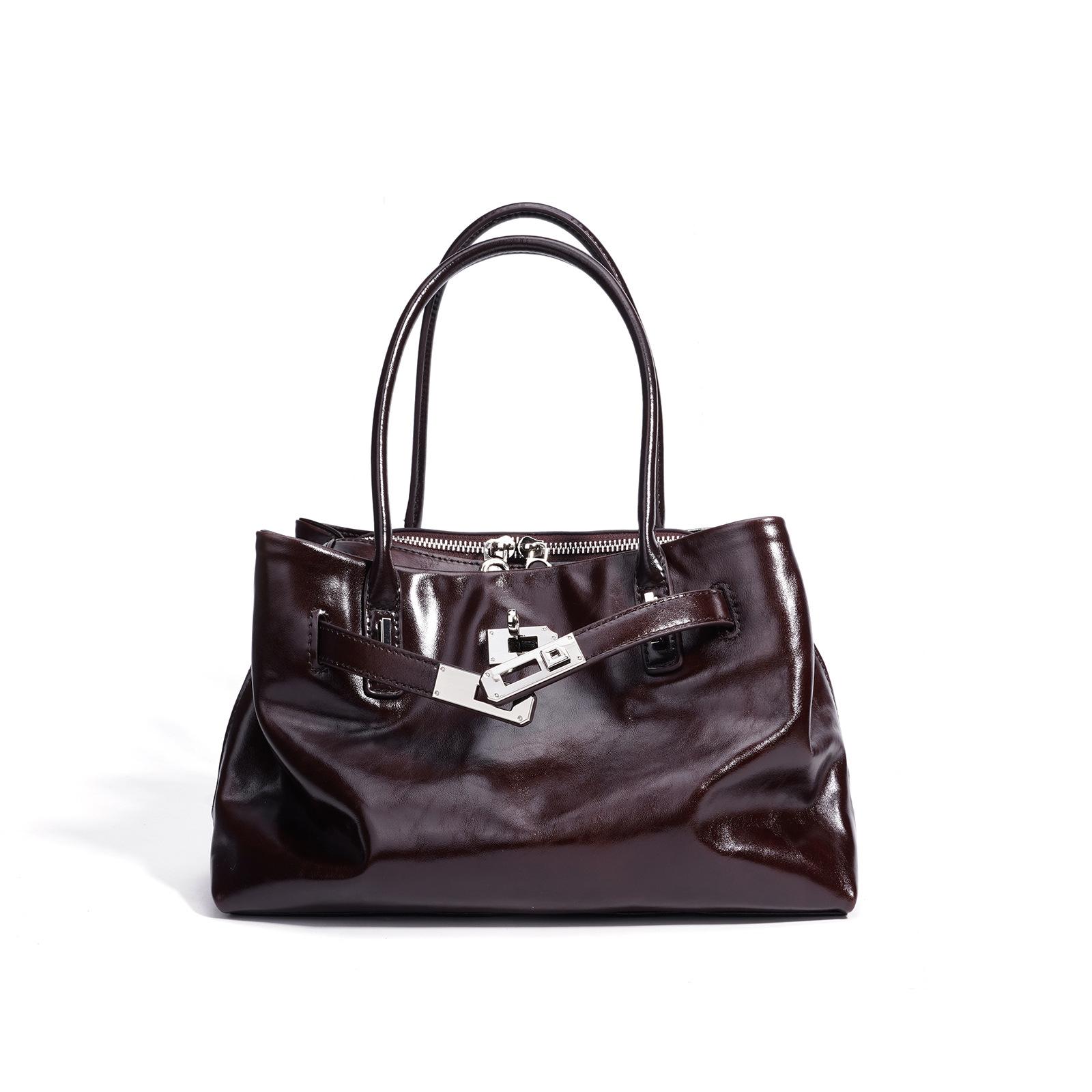

Spring New Women s Leather Handbag, Casual Crossbody Shoulder Bag Versatile Designer Purse for Daily & Evening