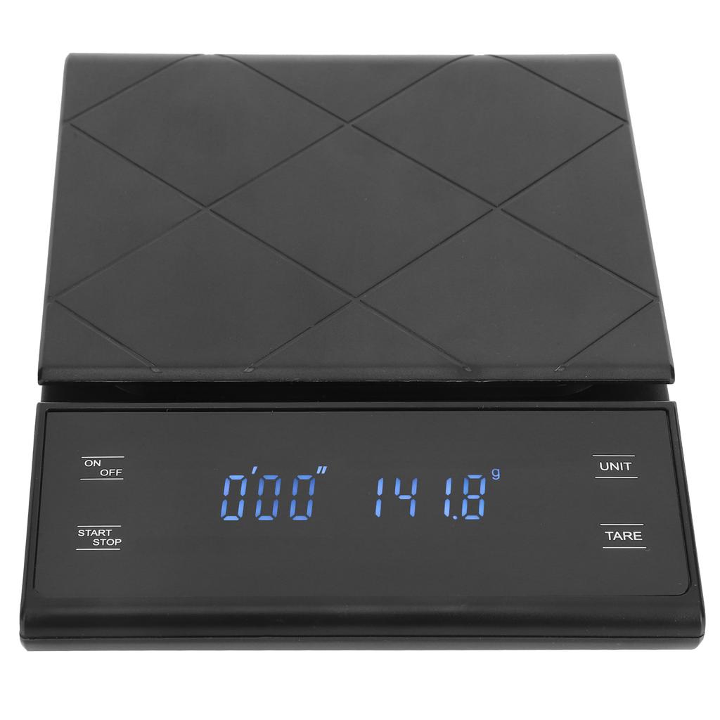 Electronic Coffee Scale Digital Kitchen Baking Scales with Timer LCD Display 0.1g?3kg