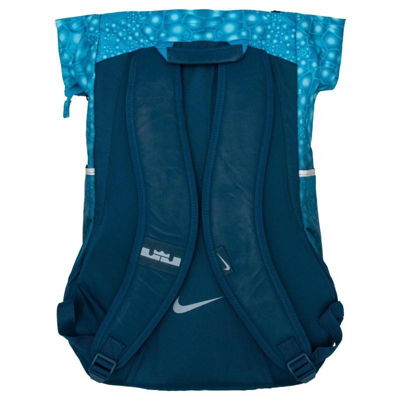 Nike Polyester Bonded EVA Backpack Regular Unisex Peacock Blue Casual BA4750-451