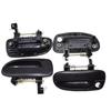 DT08 4PCS(Front Rear Left Right)Outer Outside Exterior Door Handle Black for Hyundai Accent 2000-2005 New