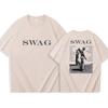 Bieber SWAG 2026 Justin Album Koszulka 2 Strony Okrągły Dekolt Krótki Rękaw Koszulki Prezent dla Fanów