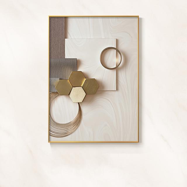 Modern Geometric Canvas Painting Posters and Prints Minimalist Abstract Wall Art Picture for Living Room Bedroom Home Decoration