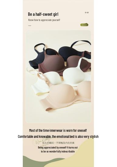 Women's Seamless Push-Up Bra: Enhances Bust, Supportive with Breathable Molded AB Cups