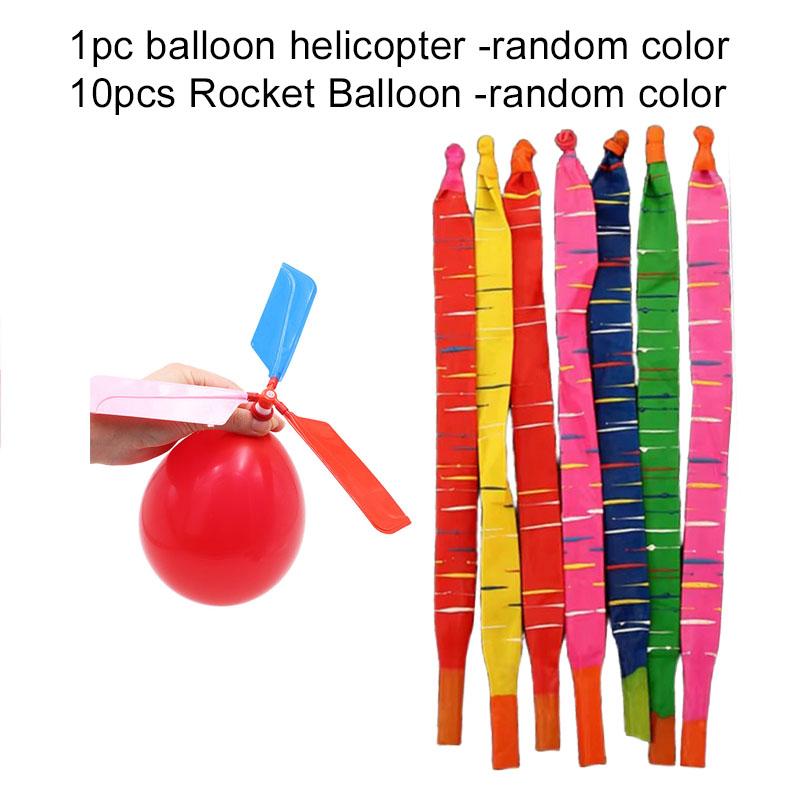 Fluitende Vliegende Raketten Helikopter Auto Ballon Feestartikelen Schreeuwende Luchtraket Set Buitenspeelgoed en Verjaardagscadeaus TMZ