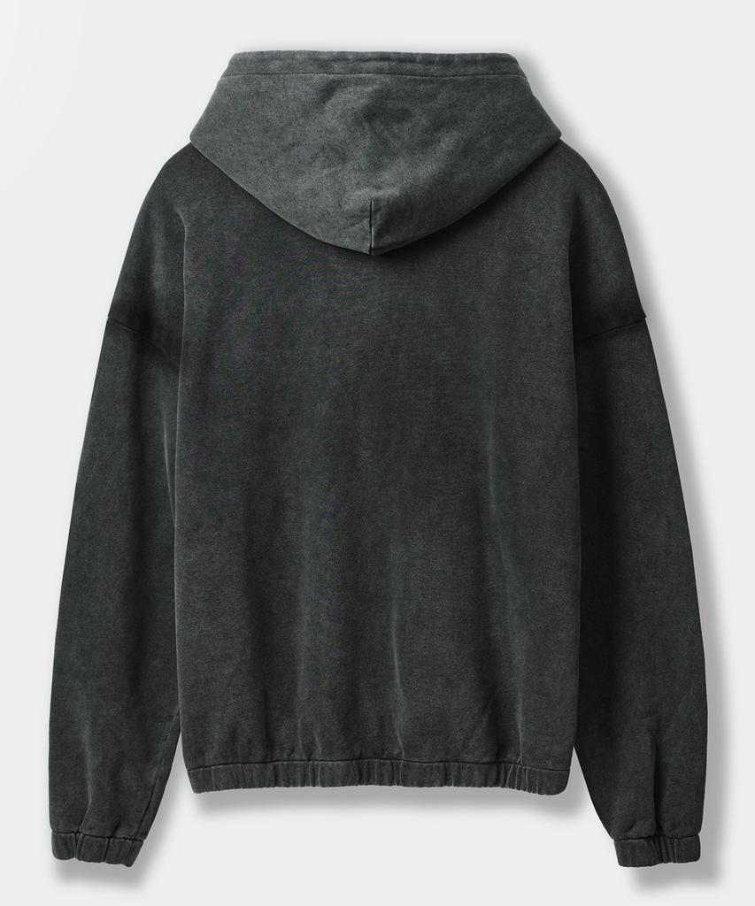 Vlad Hand Brush Applique Hoodie_Pigment Charcoal