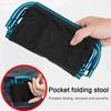 Outdoor Aluminum Alloy Portable Chair Folding Chair, Picnic Camping Mini Stool, Storage Fishing Ultra-Light Furniture Chair