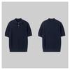 Men's Trendy 2025 High-End Knitted Polo Shirt - Short Sleeve, Breathable, Summer Collared Casual Wear
