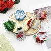 2024 Christmas Santa & Snowman Acrylic Hair Clips: Santa, Snowman, Sock, Christmas Tree, Snowflake Design