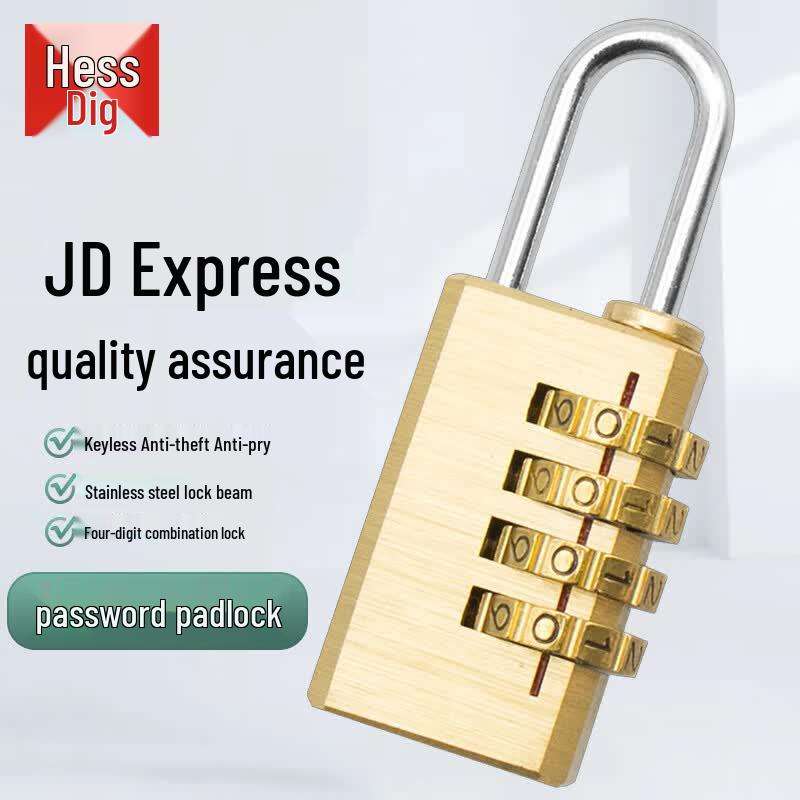 HXDGE JG-1357 Metal Combination Padlock Large