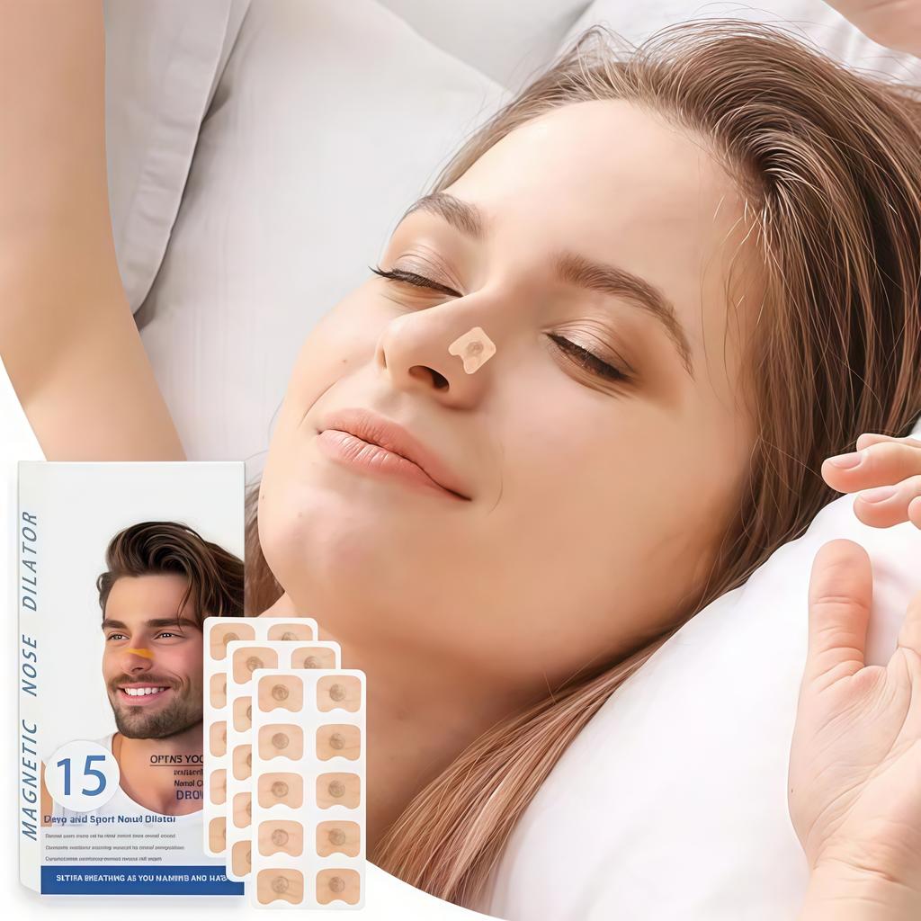 Breathing Nasal Strip Starter Kit – Boost Oxygen, Reduce Snoring, Improve Sleep. Sweat-Resistant, Skin-Safe, Extra Strength