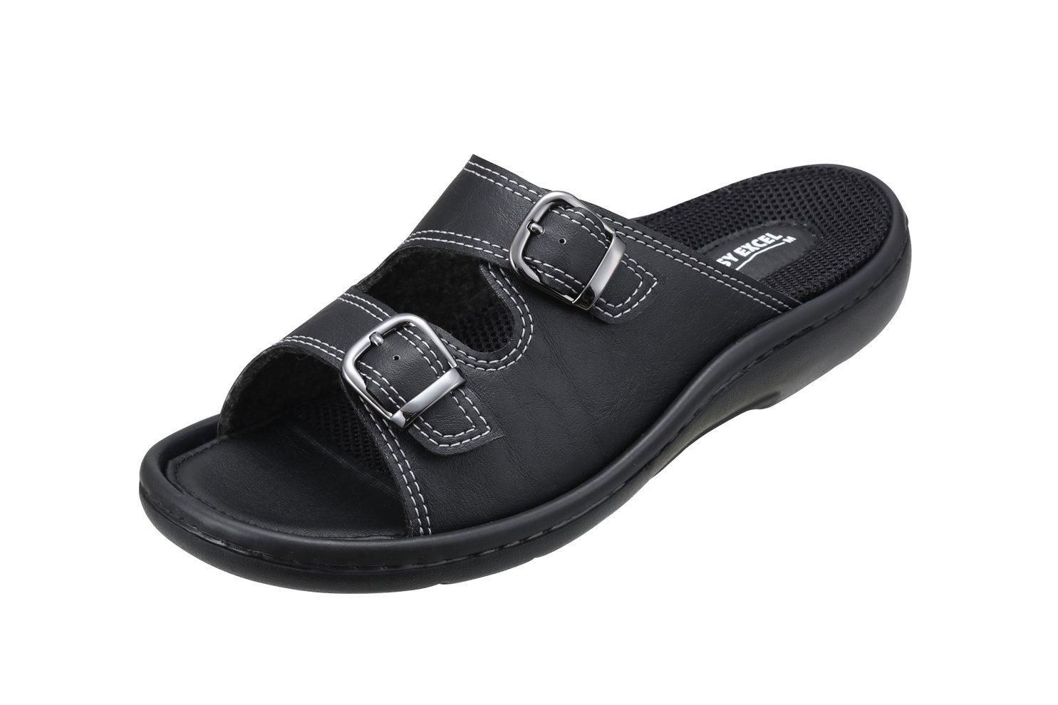 

Pansy Excel 9196 Comfort and Size Black Women s Sandals, Lightweight, Comfortable, Antibacterial, Odor-Resistant, L, чёрный