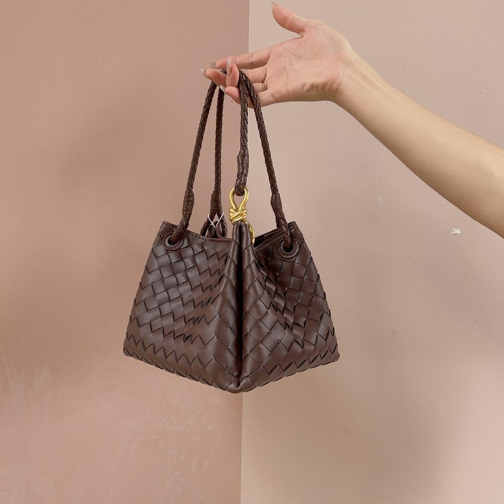 Neue Parachute-gewebte Eimertasche Gemüsekorb Geknotete Hardware-Tasche Premium-Textur Beliebte Tasche