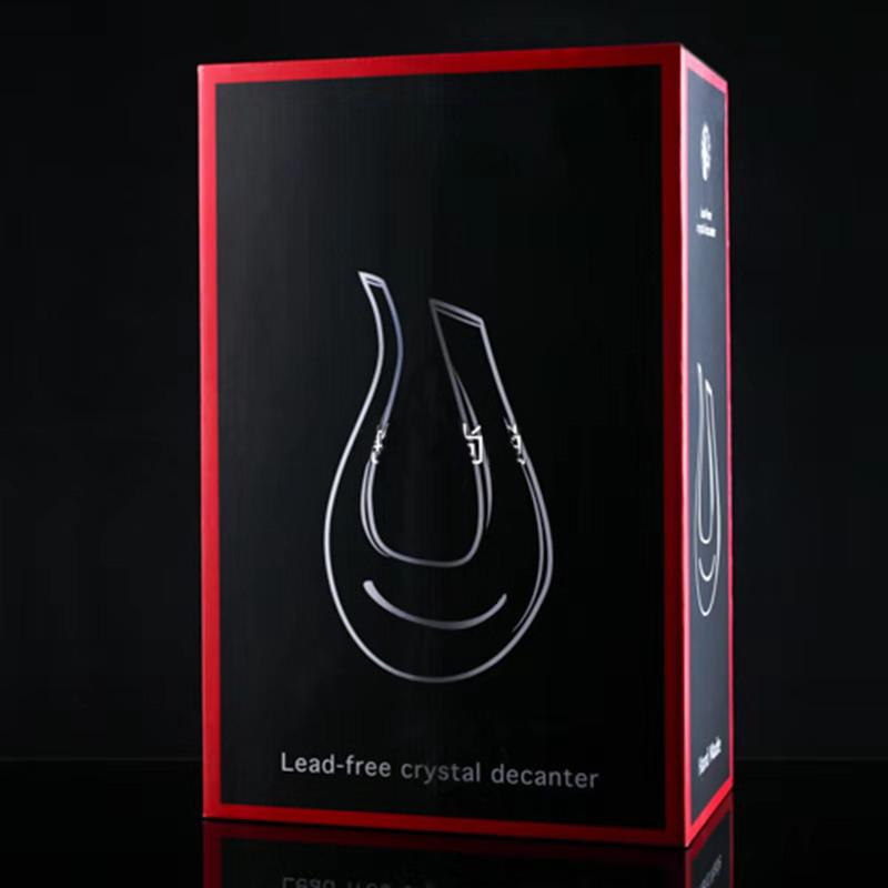 U-shaped wine decanter gift box harp swan decanter Crystal creative wine separator 1500ml