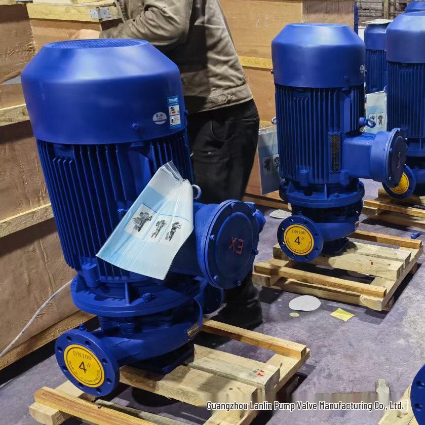 ISG50-250A Three-Phase Vertical High Head Booster Centrifugal Pipeline Pump