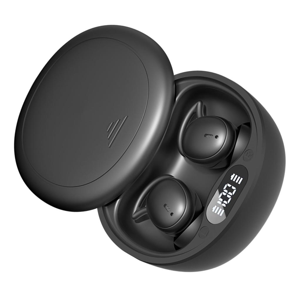 Wireless Earbuds Digital Display Skin Friendly Portable Noise Blocking Earphones for Sleeping