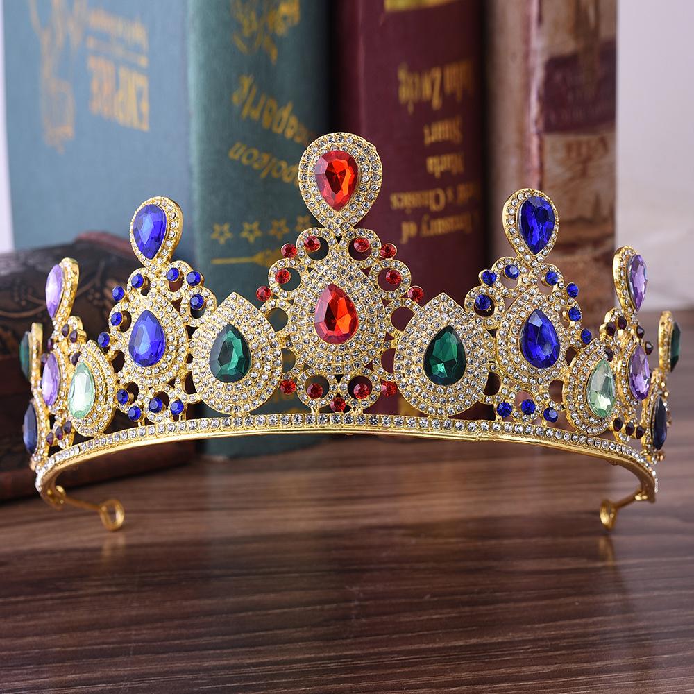New Korean style rhinestone wedding crown, popular alloy bridal crown, wedding accessories