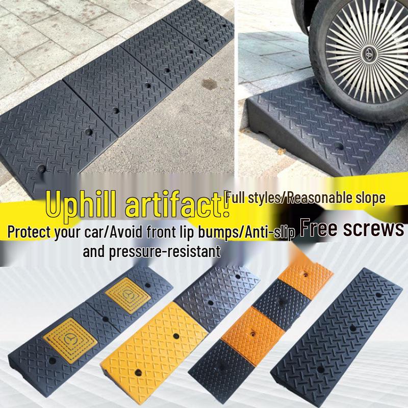 Anti-slip Rubber-Plastic Curb Ramp for Cars