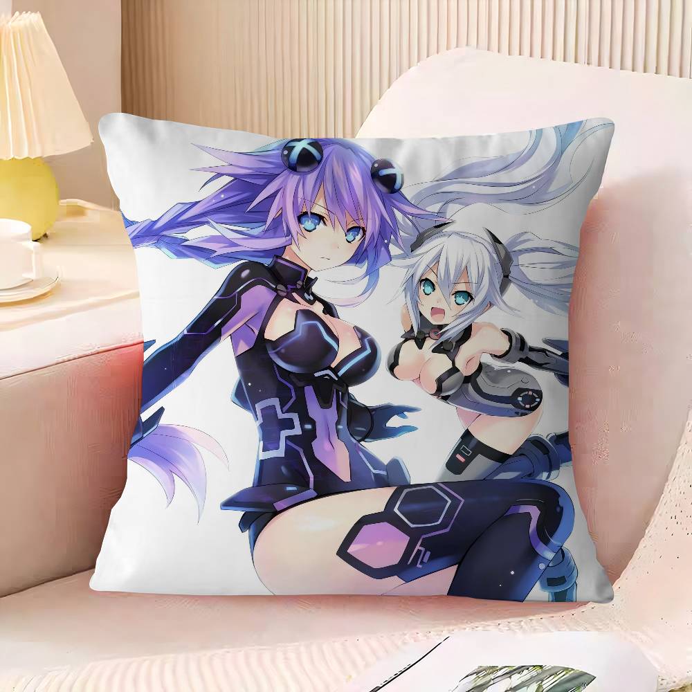 H-Hyperdimension N-Neptunia Büro Kissenbezug Autokissenbezug 45X45CM Lendenkissenbezug Sofakissenbezug