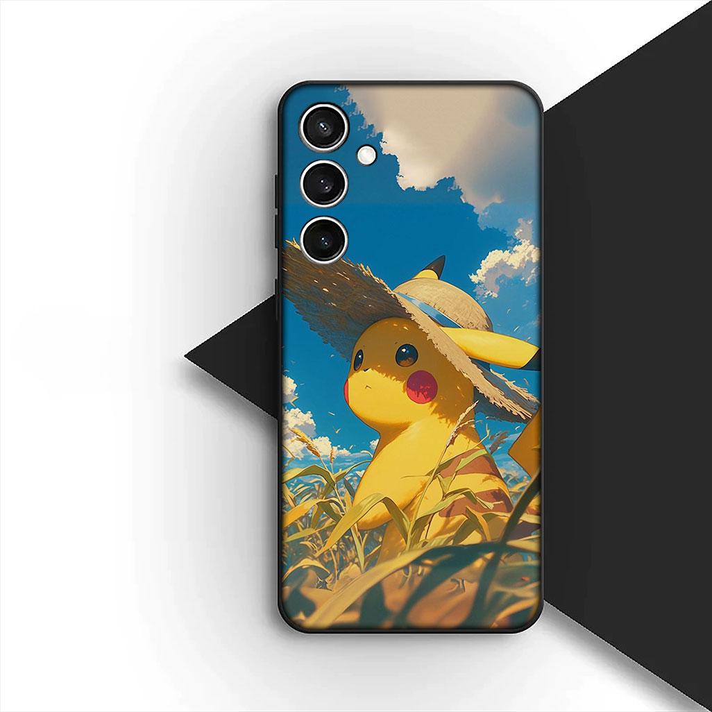 

Cover for Samsung Galaxy S24 S25 S23 FE Ultra Plus S7 Edge S25+ S23+ A56 5G Casing Phone Case Gengar P-Pokemons GO P-Pikachus Galaxy S25 Ultra